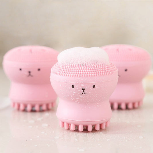 Cute Silicone Cleansing And Exfoliating Tool Brush