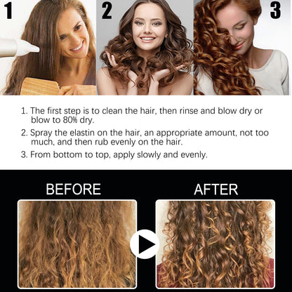 Curly Hair Style Holding spray