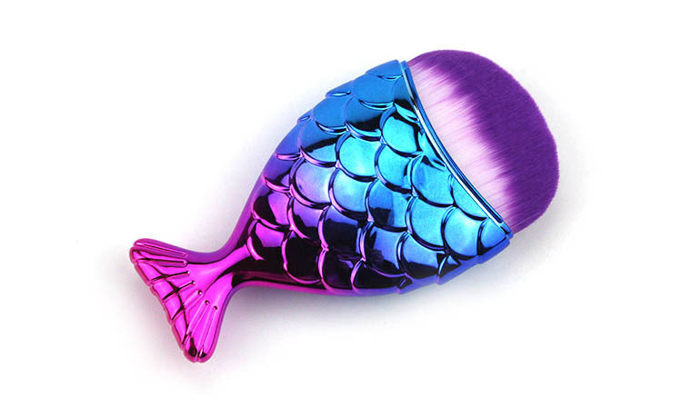 Mermaid Foundation Makeup Fishtail Brush