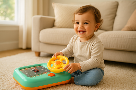 Electronic Adventure Game Steering Wheel Driving Simulation