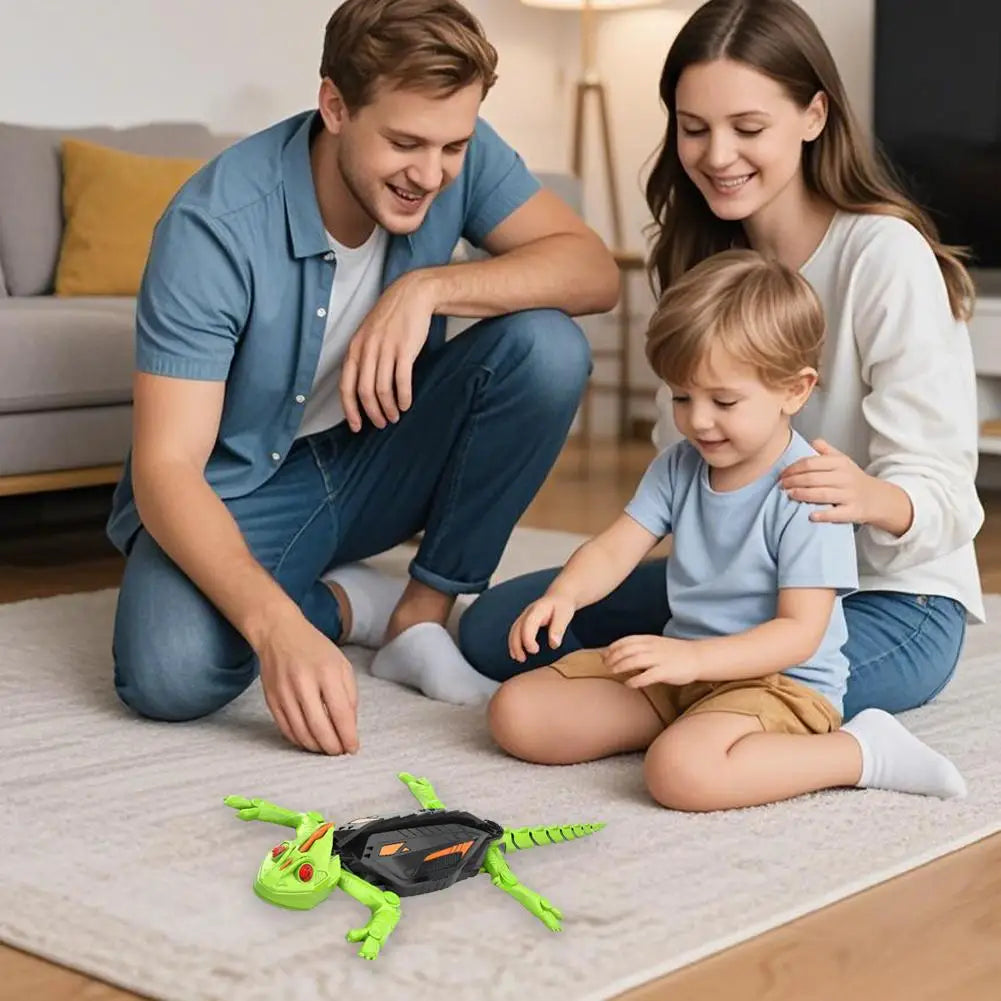 Remote Control Wall Climbing Gecko Robot Climbing Toy for Kids, Rechargeable Remote Control Toys Birthday Novelty Gift