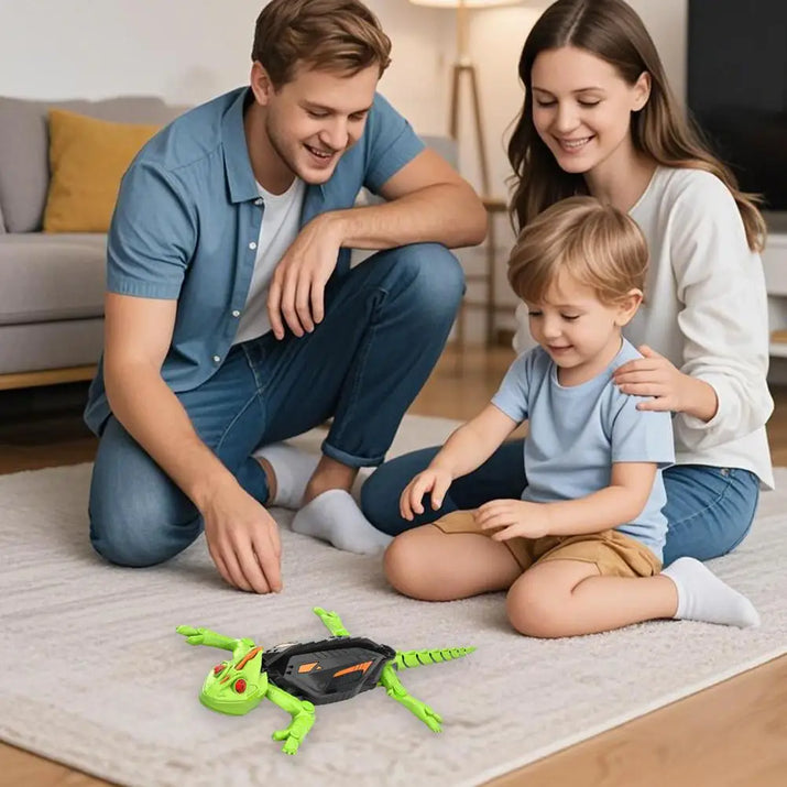 Remote Control Wall Climbing Gecko Robot Climbing Toy for Kids, Rechargeable Remote Control Toys Birthday Novelty Gift