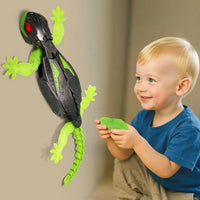 Remote Control Wall Climbing Gecko Robot Climbing Toy for Kids, Rechargeable Remote Control Toys Birthday Novelty Gift