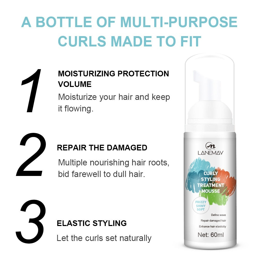 Curl Shaping Mousse Moisturizing Anti-frizz
